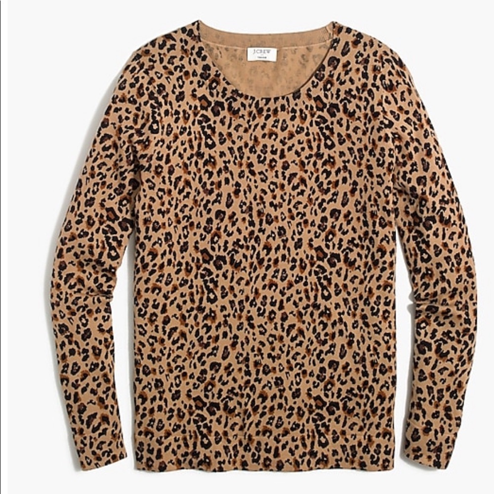 Leopard cotton Teddie sweate